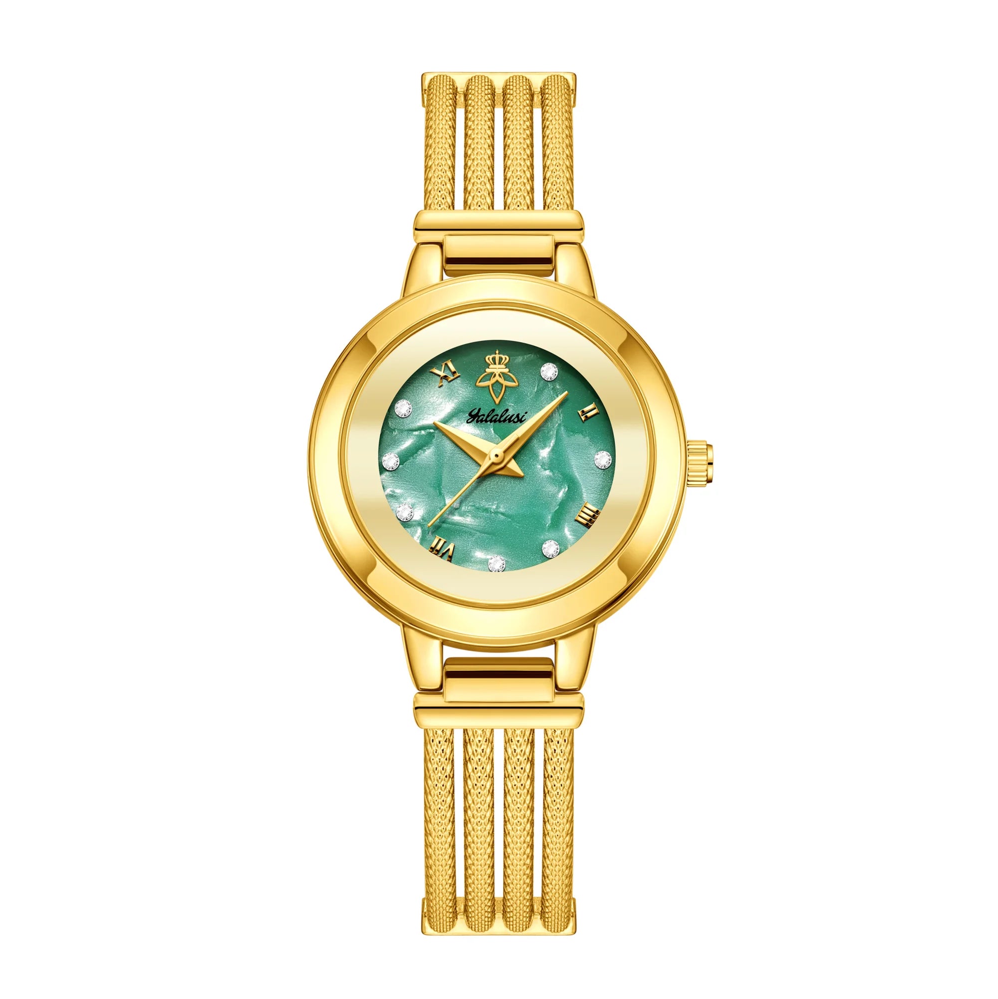 Golden Crystal Watch