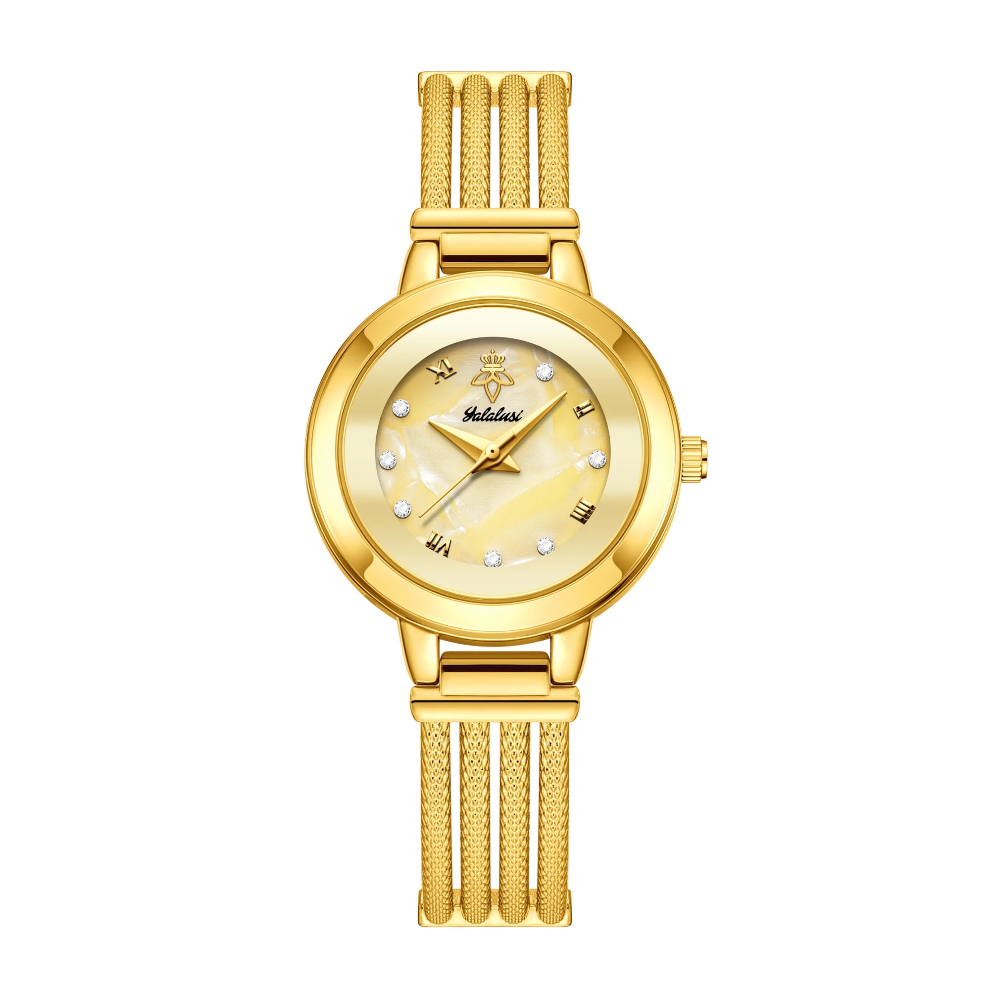 Golden Crystal Watch