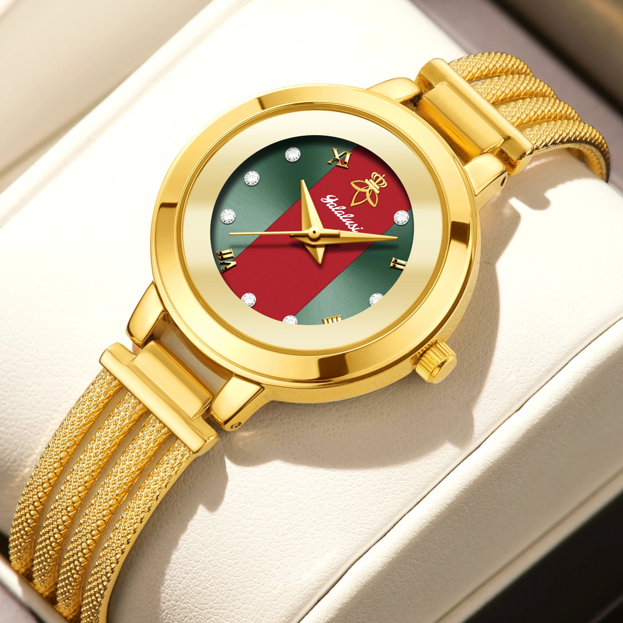 Golden Crystal Watch